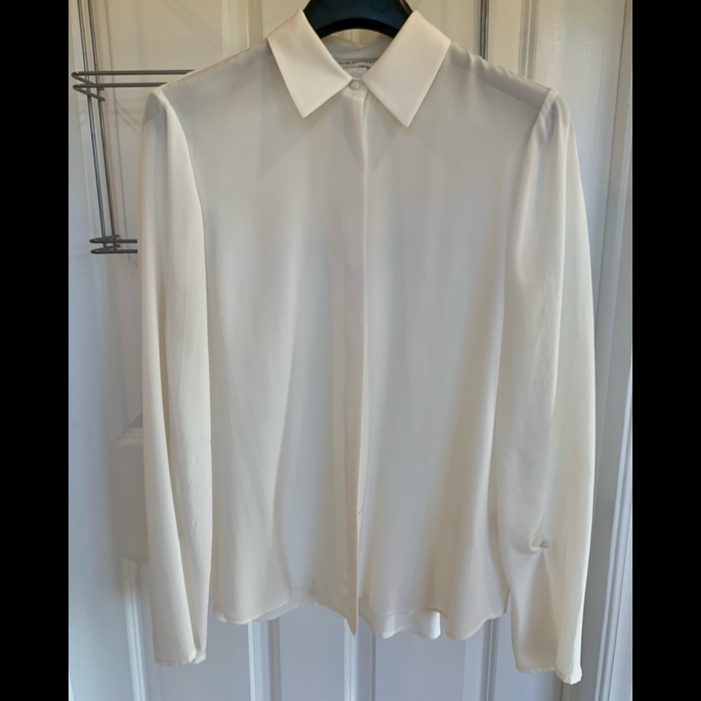 Club Monaco White Blouse